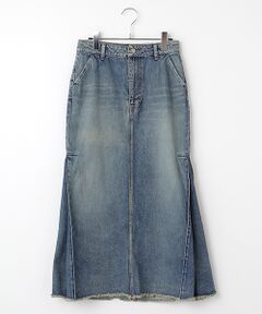 Denim Denim Denim / デニム デニム デニム デニムスカート | サイドフリルデニムスカート 