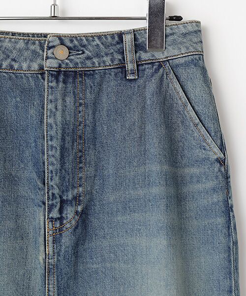 Denim Denim Denim / デニム デニム デニム デニムスカート | サイドフリルデニムスカート  | 詳細2