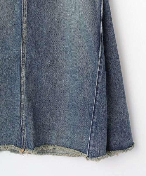 Denim Denim Denim / デニム デニム デニム デニムスカート | サイドフリルデニムスカート  | 詳細4