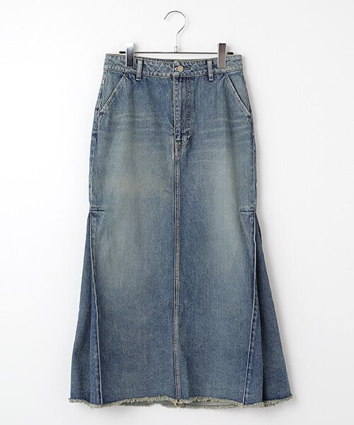Denim Denim Denim / デニム デニム デニム デニムスカート | サイドフリルデニムスカート （ユーズド）