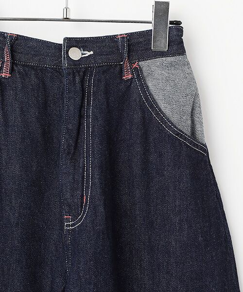 Denim Denim Denim / デニム デニム デニム デニムパンツ | バレルレッグイージーパンツ | 詳細2