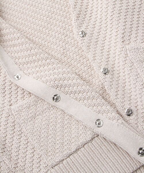 DENIM STYLE LAB / デニムスタイルラボ ニット・セーター | cotton middle knit cardigan | 詳細5