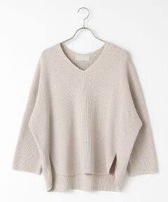 DENIM STYLE LAB / デニムスタイルラボ ニット・セーター | オーガニックコットンワッフルプルオーバー