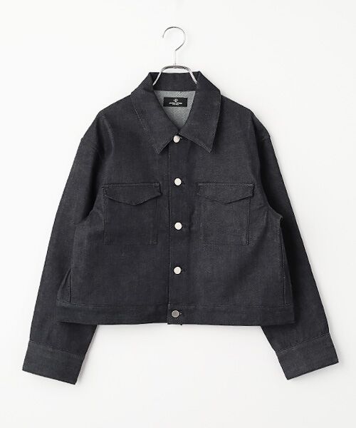 DENIM STYLE LAB / デニムスタイルラボ Gジャン・デニムジャケット | デニムジャケット(CROPPED SOUTIEN COLLAR JACKET) | 詳細3