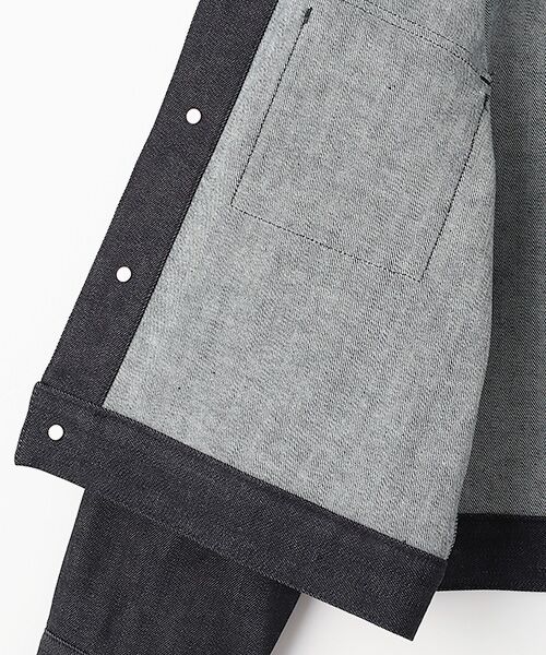DENIM STYLE LAB / デニムスタイルラボ Gジャン・デニムジャケット | デニムジャケット(CROPPED SOUTIEN COLLAR JACKET) | 詳細7