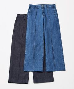 デニムパンツ（PINTUCK WIDE PANTS）
