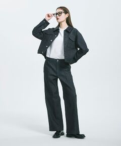 デニムパンツ（PINTUCK WIDE PANTS）