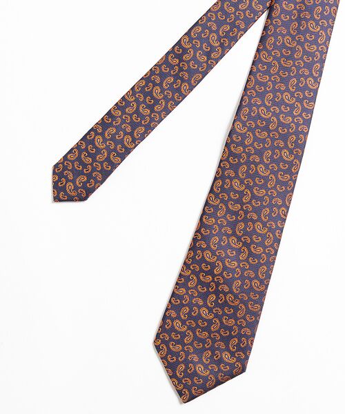 DESIGNWORKS / デザインワークス ネクタイ | ATELIER F&B ネクタイ　ペイズリー柄　オレンジ | 詳細2
