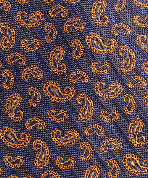 DESIGNWORKS / デザインワークス ネクタイ | ATELIER F&B ネクタイ　ペイズリー柄　オレンジ | 詳細5