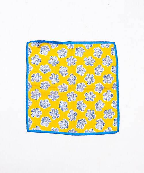 DESIGNWORKS / デザインワークス バンダナ・スカーフ | ATELIER F&B ポケットチーフ　フラワー柄 | 詳細1