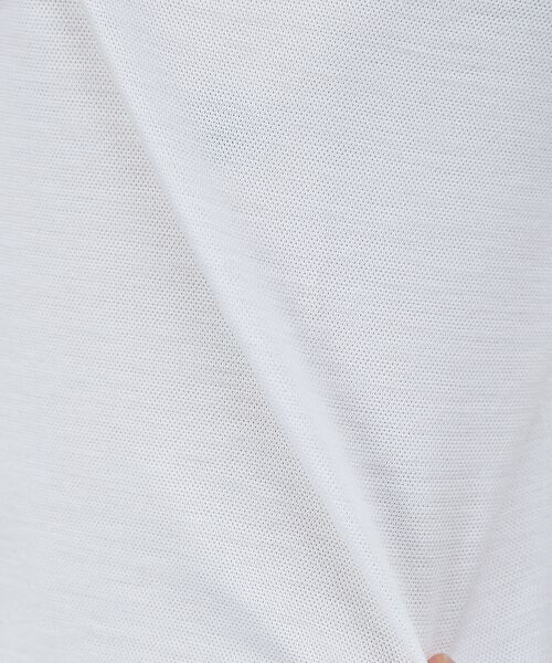 DESIGNWORKS / デザインワークス Tシャツ | 【SOLOTEX】ラミーソロダブルフェイス モックネック 半袖 カットソー | 詳細2