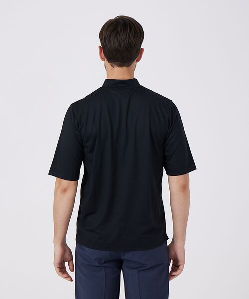 DESIGNWORKS / デザインワークス Tシャツ | T/W ウォッシャブル モックネック 半袖 Tシャツ | 詳細2