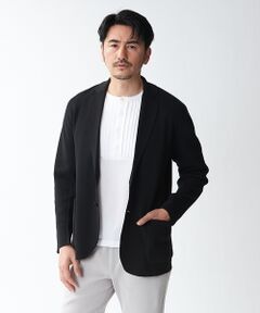 DESIGNWORKS / デザインワークス テーラードジャケット | コットンソロテックス ニットジャケット