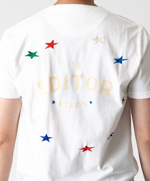 DESIGNWORKS / デザインワークス Tシャツ | THE EDITOR バックスター刺繍  クルーネック Tシャツ | 詳細3