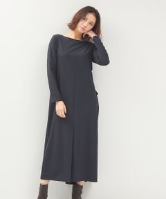 DESIGNWORKS / デザインワークス ワンピース | ウエストペプラムロングワンピース