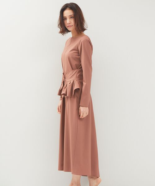 DESIGNWORKS / デザインワークス ワンピース | ウエストペプラムロングワンピース | 詳細2