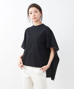 ポンチプルオーバー バックケープＴシャツ