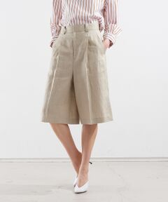 DESIGNWORKS / デザインワークス ショート・ハーフ・半端丈パンツ | ベルギーリネンショートパンツ