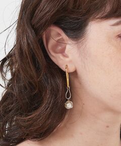 DESIGNWORKS / デザインワークス ピアス・イヤリング | ADER Bijoux. BEAUTE バイカラー アシンメトリー ピアス