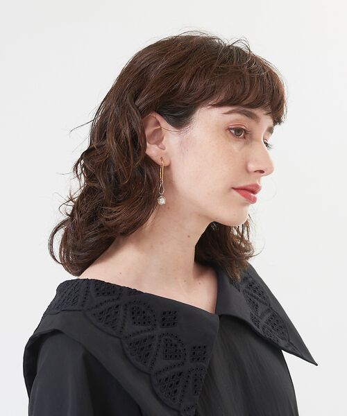 DESIGNWORKS / デザインワークス ピアス・イヤリング | ADER Bijoux. BEAUTE バイカラー アシンメトリー ピアス | 詳細12