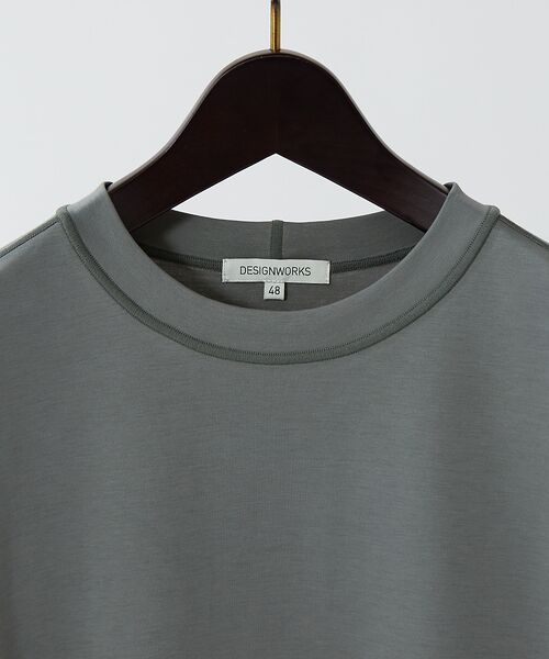 DESIGNWORKS / デザインワークス Tシャツ | 超度詰微起毛スムースクルーネックロングTシャツ | 詳細6