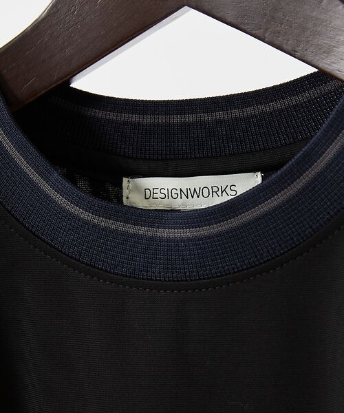 DESIGNWORKS / デザインワークス Tシャツ | 衿トリム クルーネックTシャツ | 詳細7