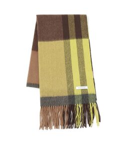 DESIGNWORKS / デザインワークス マフラー・ショール・スヌード・ストール | カシミヤ混 パネルチェック マフラー