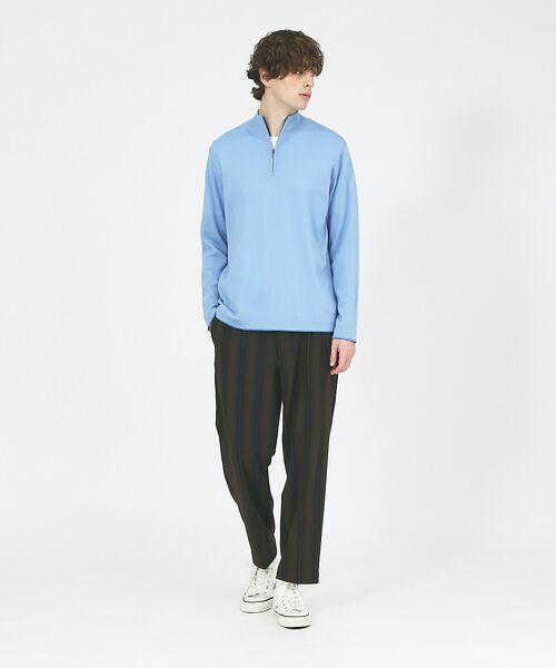 DESIGNWORKS / デザインワークス ニット・セーター | Biella Yarn 12G  ハーフジップニット | 詳細14