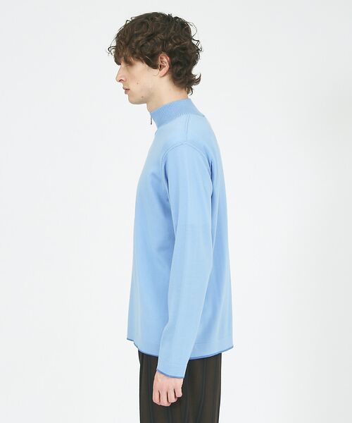 DESIGNWORKS / デザインワークス ニット・セーター | Biella Yarn 12G  ハーフジップニット | 詳細7