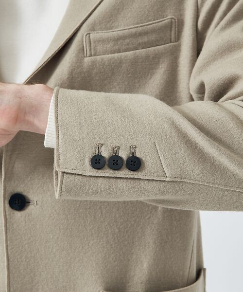 断ち切り縫製 ウールジャケット （テーラードジャケット