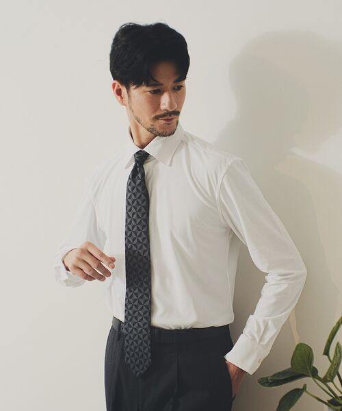 DESIGNWORKS / デザインワークス シャツ・ブラウス | 【EASY CARE】トリコットセミワイド ドレスシャツ | 詳細15
