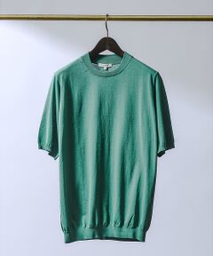 ICE COTTON クルーネック ニットTシャツ