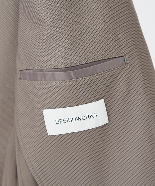 DESIGNWORKS / デザインワークス テーラードジャケット | 【セットアップ対応】24S/S メッシュジャケット | 詳細10