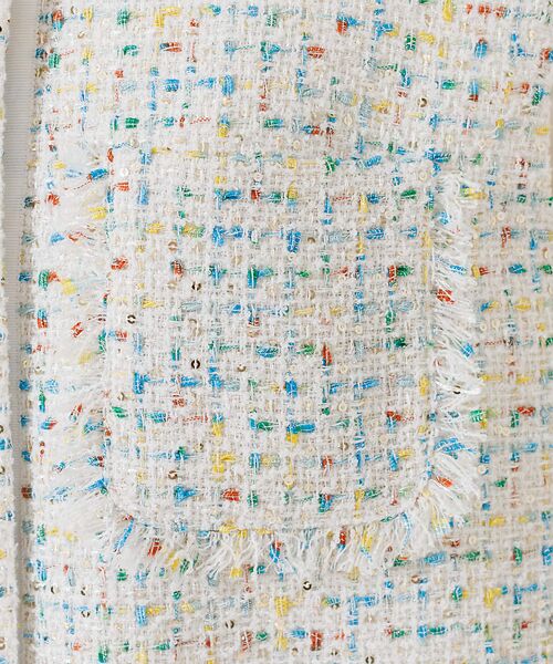 DESIGNWORKS / デザインワークス ベスト | スパンコールツィードジレ | 詳細10