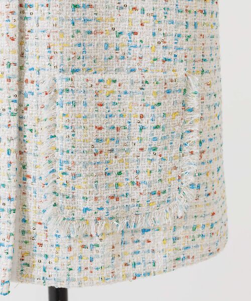 DESIGNWORKS / デザインワークス ベスト | スパンコールツィードジレ | 詳細11