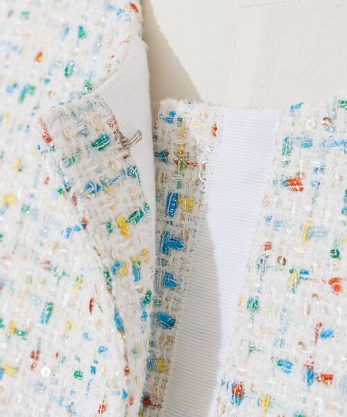 DESIGNWORKS / デザインワークス ベスト | スパンコールツィードジレ | 詳細12