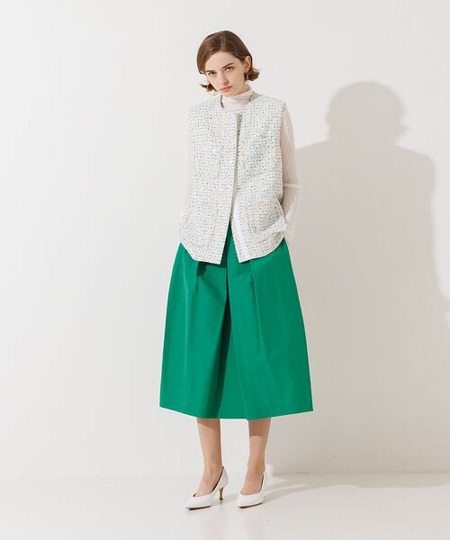 DESIGNWORKS / デザインワークス ベスト | スパンコールツィードジレ | 詳細2