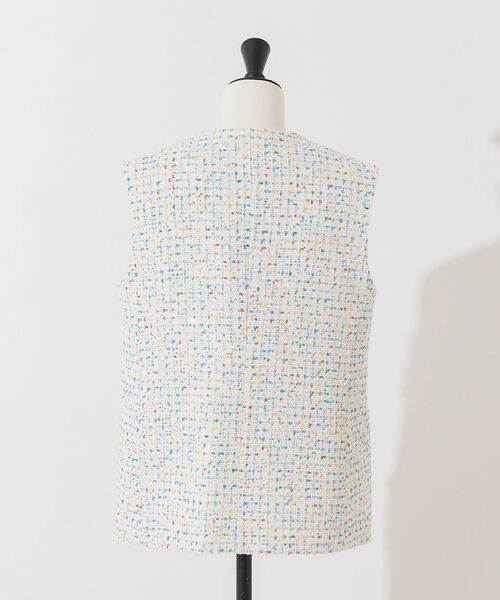 DESIGNWORKS / デザインワークス ベスト | スパンコールツィードジレ | 詳細7