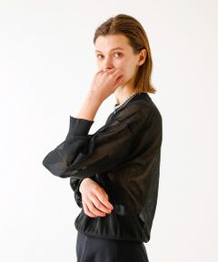 DESIGNWORKS / デザインワークス ニット・セーター | ラメシアークルーネックプルオーバー