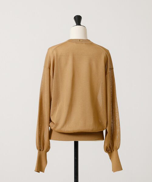 DESIGNWORKS / デザインワークス ニット・セーター | ラメシアークルーネックプルオーバー | 詳細6