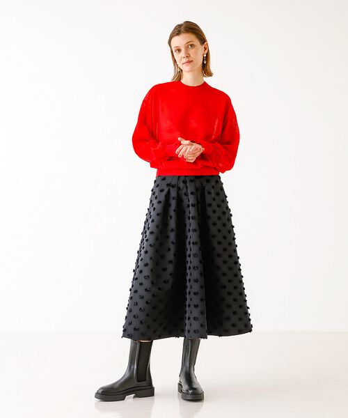 DESIGNWORKS / デザインワークス ニット・セーター | ラメシアークルーネックプルオーバー | 詳細7