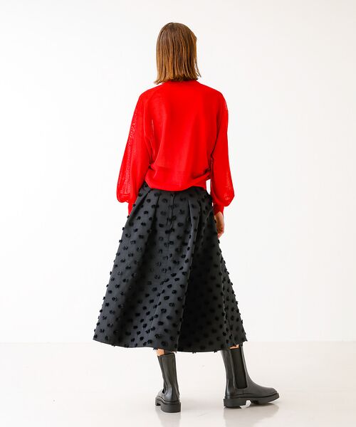 DESIGNWORKS / デザインワークス ニット・セーター | ラメシアークルーネックプルオーバー | 詳細9