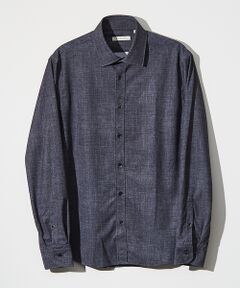 【新品】デザインワークス　シャツ　長袖 デザインワークス DESIGNWORKS 長袖シャツ 46 ネイビー /MY □OS