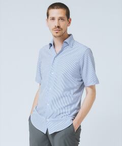 DESIGNWORKS / デザインワークス シャツ・ブラウス | 【DotAir】2WAY 半袖 サッカーシャツ / 軽量 / 防シワ / 吸水速