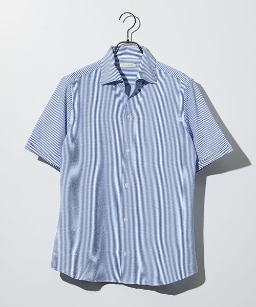 DESIGNWORKS / デザインワークス シャツ・ブラウス | 【DotAir】2WAY 半袖 サッカーシャツ / 軽量 / 防シワ / 吸水速 | 詳細30