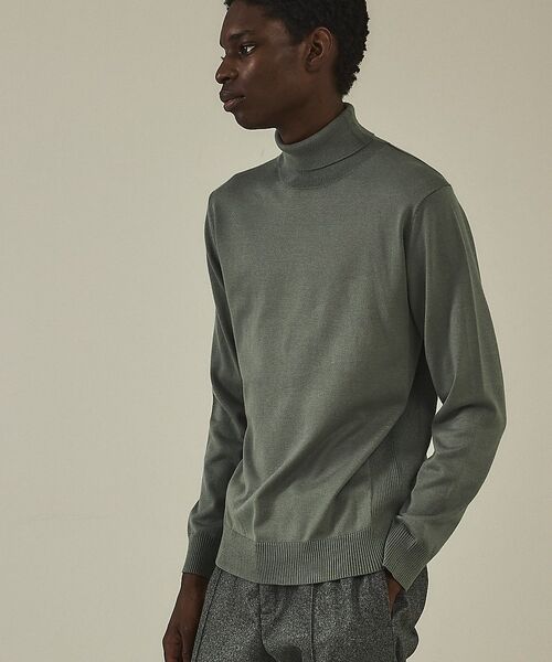 DESIGNWORKS / デザインワークス ニット・セーター | 【カシミヤタッチ】 タートルネック　ニット | 詳細13