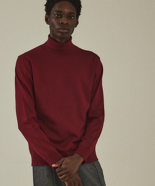 DESIGNWORKS / デザインワークス ニット・セーター | 【カシミヤタッチ】 タートルネック　ニット | 詳細16