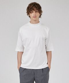 【ITADAKI】モックネック5分袖 Tシャツ