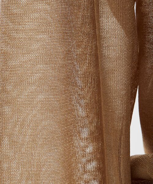 DESIGNWORKS / デザインワークス カーディガン・ボレロ | ラメシアーVネックカーディガン | 詳細2