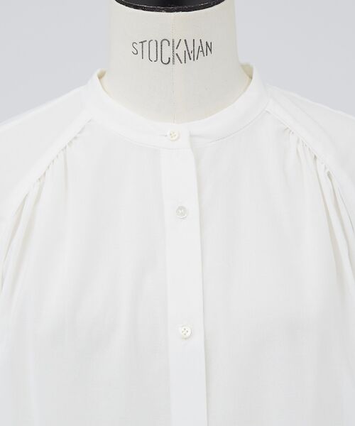 DESIGNWORKS / デザインワークス シャツ・ブラウス | コットンボイルギャザースリーブシャツ | 詳細11